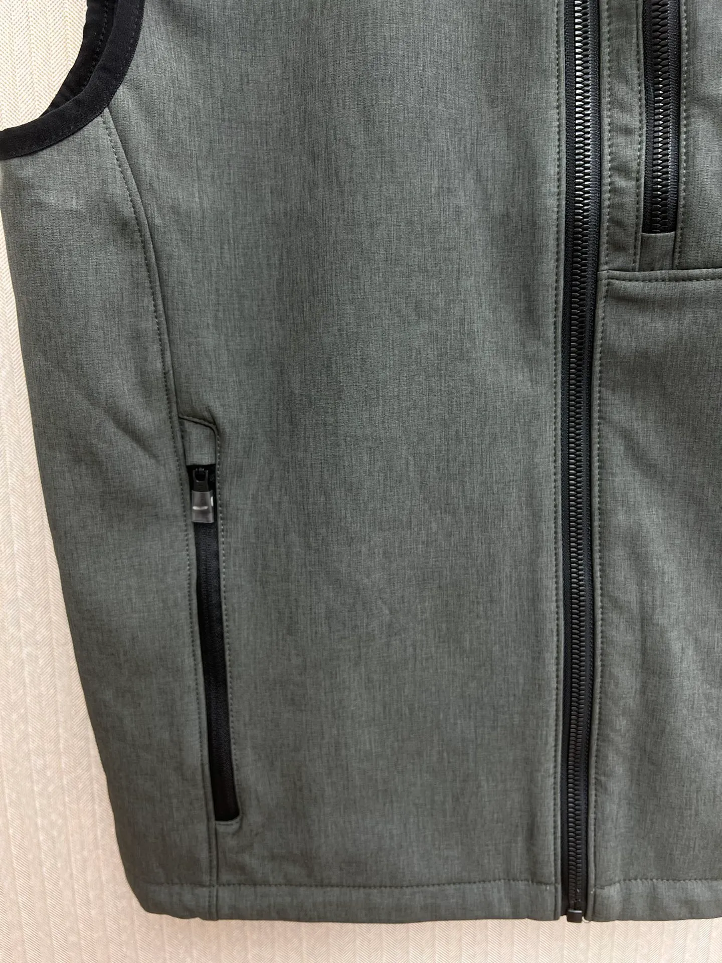 🅿️500 Polo 25ss new solid color logo embroidered zipper casual vest men's high version code number: XS.S.M.L.XL.XXL.